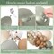 173Pcs Dusty Green Nude Balloon Arch Garland Kit, Blush Cream White Sand Avocado Green Brown Gold Confetti Balloons for Neutral Baby Shower Gender Reveal Decorations